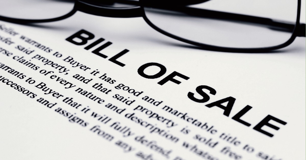 Welcome to YourBillofSale.com