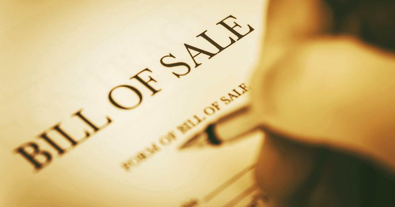 Anatomy of a bill of sale: clauses explained