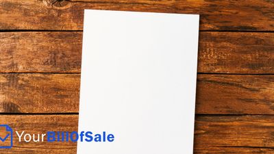 The Problem With Free Bill of Sale Templates