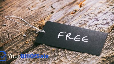 Is a Free Bill of Sale as Good as a Paid One?
